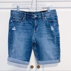 Gap 9" Bermuda Denim Shorts Mid Rise